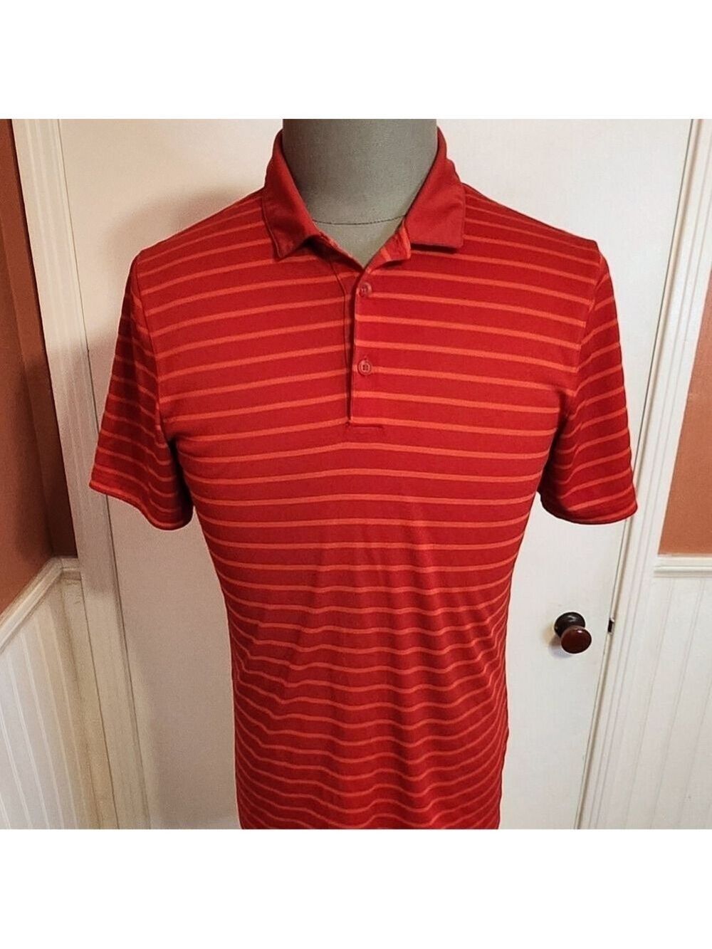 Nike Dri Fit Polo Shirt Mens Red Small - Picture 2 of 9